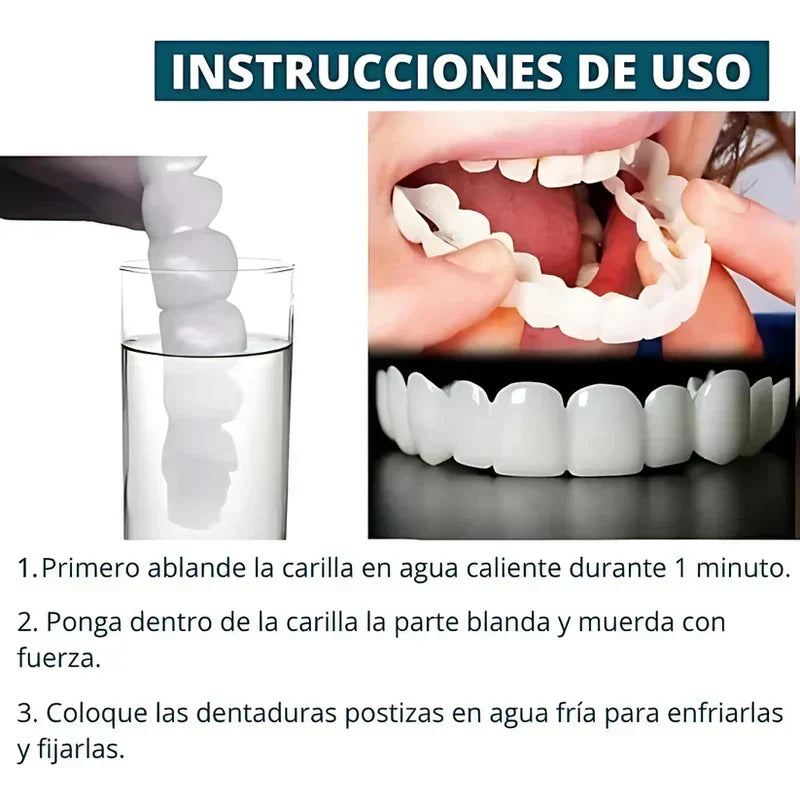 SmilePro ðŸ¦· - Carillas Dentales Ajustables De Resina + ESTUCHE REGALO - Â¡Ãšltimas unidades!